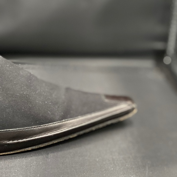 Donald J. Pliner Black Canvas & Leather Shoes - Picture 13 of 13